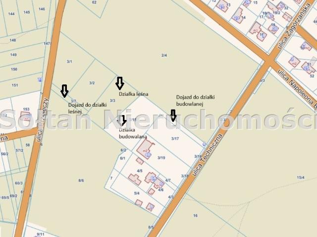 Działka sprzedam, Warszawa, Wawer, Techniczna, 4000 m2, cena: 1 764 000 zł