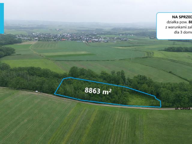 Działka sprzedam, Werblinia, Leśna, 8863 m2, cena: 650 000 zł