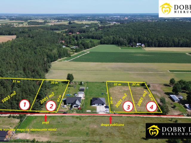 Działka sprzedam, ZACZERLANY,, 3001 m2, cena: 330 000 zł