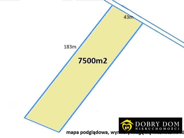 Działka sprzedam, ZABŁUDÓW,, 7500 m2, cena: 112 500 zł