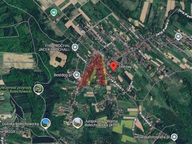 Działka sprzedam, Zabierzów, Jana Pawła II, 500 m2, cena: 220 000 zł