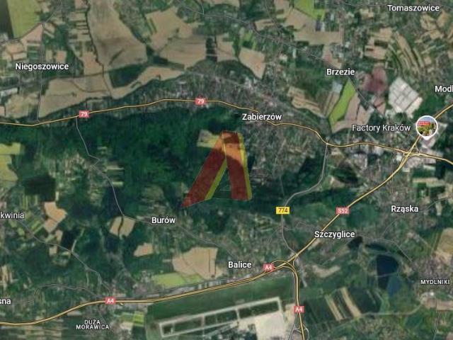 Działka sprzedam, Zabierzów, Leśna, 115000 m2, cena: 5 200 000 zł