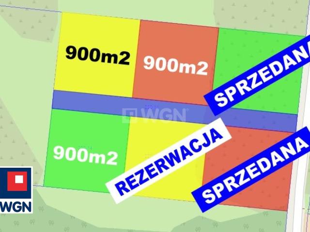 Działka sprzedam, Zakrzew, Moczydła / Zakrzew, 900 m2, cena: 85 000 zł