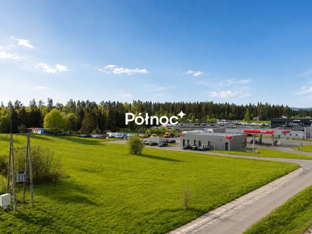Działka usługowa przy Zakopiance w Nowym Targu, 1276 m²