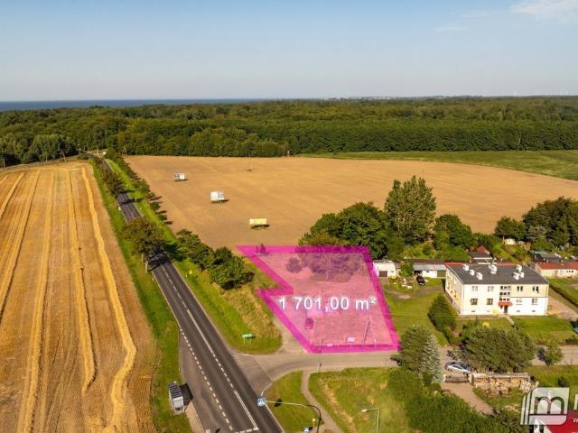 Działka usługowa 1710 m2 przy trasie krajowej w Kołobrzegu