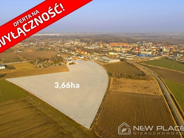 Działka usługowa 36 650 m² z MPZP w Kobierzycach