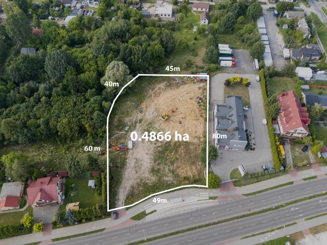 Działka wynajmę, KIELCE, SIEJE, Wincentego Witosa, 4866 m2, cena: 15 376 zł