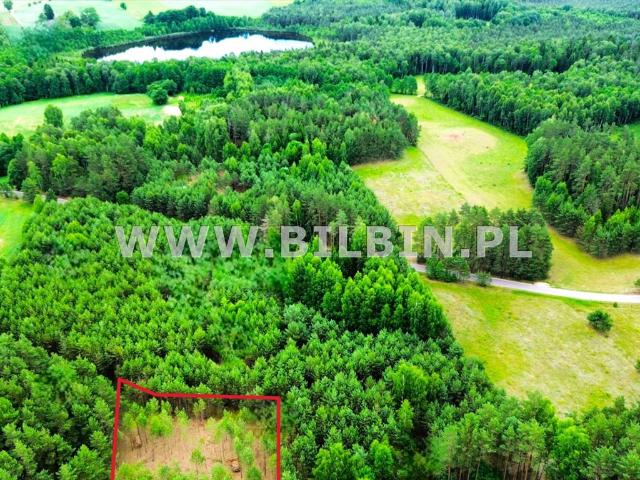 Do sprzedania działka 3228 m² z lasem i jeziorami w Gawiniańcach