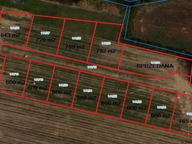 Działka w Komorówku pod lasem, 600 m2, gotowa do sprzedaży