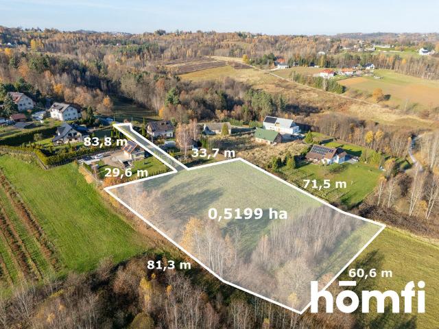 Działka, Włosań, Bajeczna, 5199.00 m², sprzedam działkę