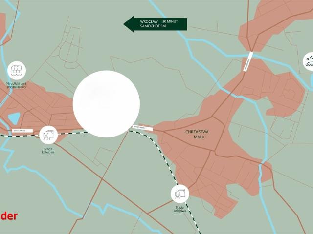 Działka w otoczeniu lasu, cisza, dojazd do Wrocławia