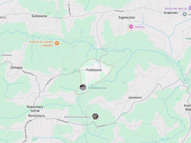 Działka w Podstolicach 833 m² blisko komunikacji