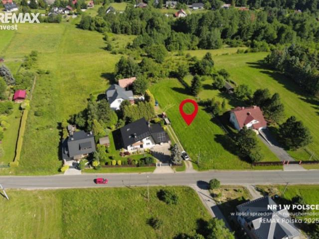 Działka widokowa 1482 m² z możliwością zabudowy