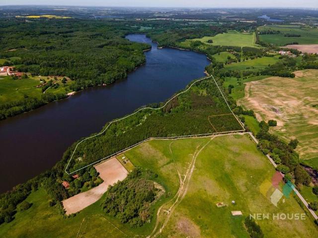 Działka z 1 km linii jeziora Kiersztanowskiego, 15 ha