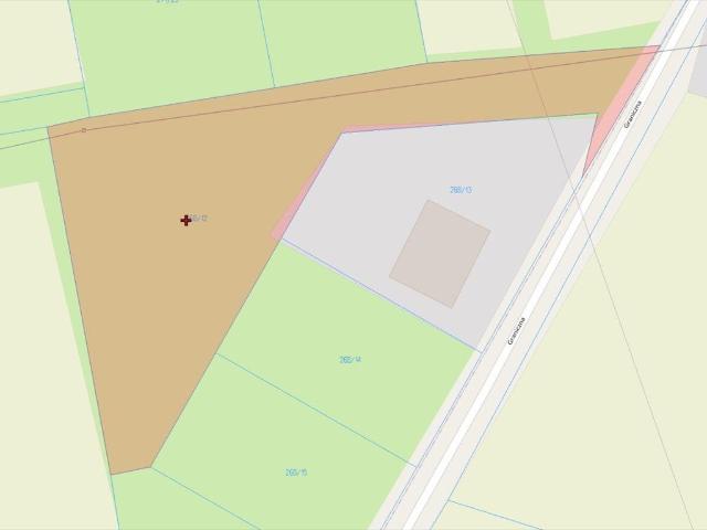 Działka z gotowym projektem domu, media na miejscu