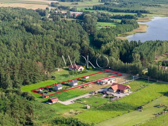 Działka z domkami i potencjałem inwestycyjnym