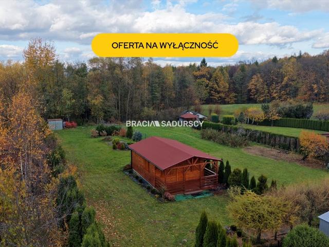 Działka z domkiem, las, blisko Krakowa – Bęczyn