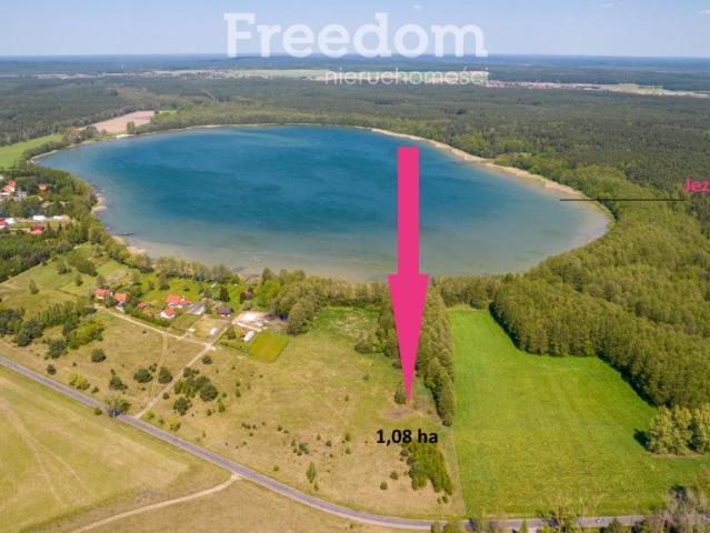 Działka z linią brzegową nad jeziorem Zawadzkim, 1,08 ha
