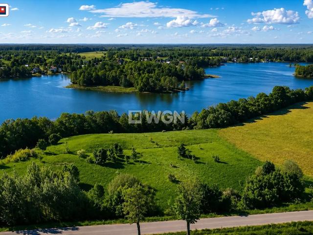 Działka z linią brzegową jeziora Druglin Duży, Mazury