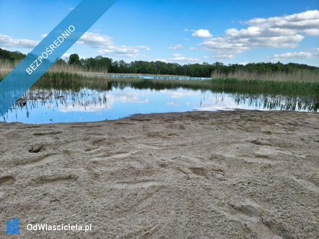 Działka z linią brzegową jeziora i możliwością zabudowy