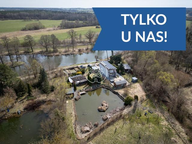 Działka z stawem i lasem, 1924 m² w Nowym Dąbiu
