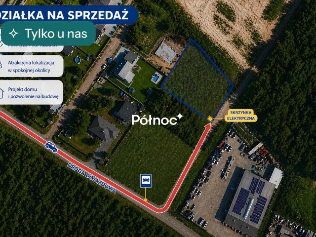 Działka z pozwoleniem i projektem domu w Ignatkach
