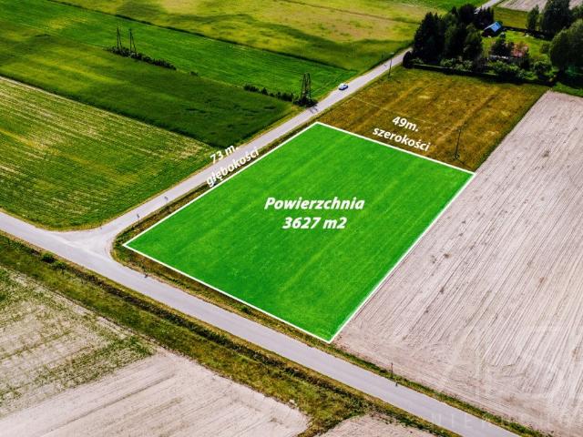 Działka z pozwoleniem na budowę domu w spokojnej okolicy polecam!
