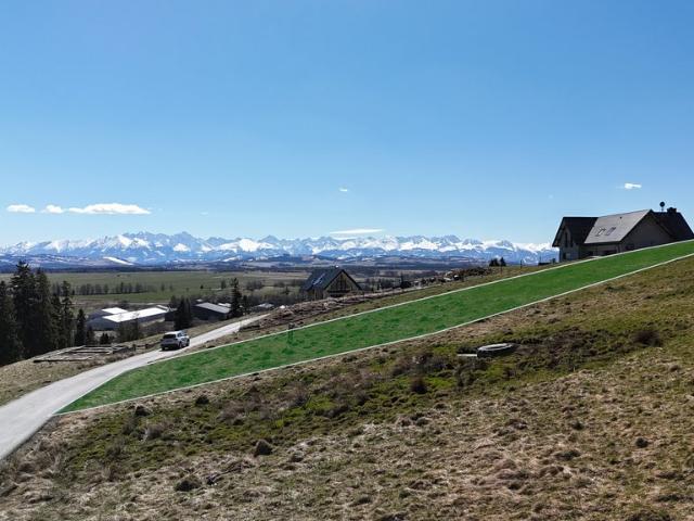 Działka z widokiem na Tatry i las w Nowym Targu