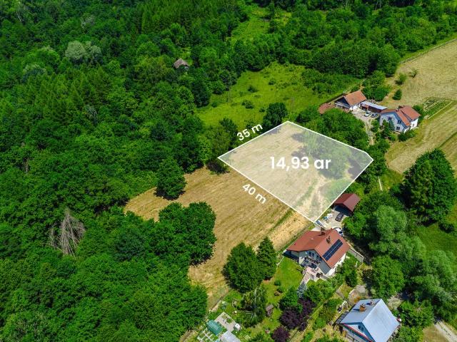 Sprzedam działkę 1493 m² z WZ, lasem i mediami w Czudcu