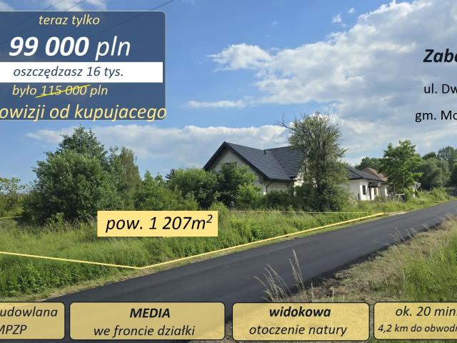 Działka, Zaborze, Dworska, 1207.00 m², sprzedam działkę