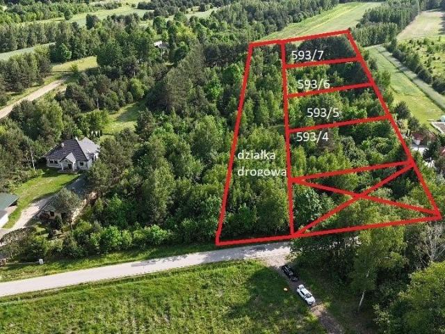 Działka 1468 m² pod dom w spokojnej okolicy Wałsnów