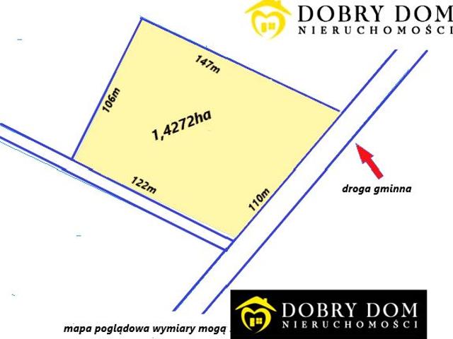 Działka 14 272 m², Zabłudów