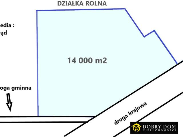 Działka 14 499 m² z budynkami przy S19 Ryboły, Zabłudów