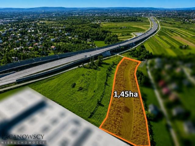 Działka 14 500 m², Bibice