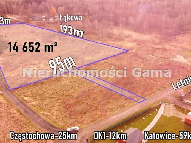 Działka 14 652 m², Masłońskie
