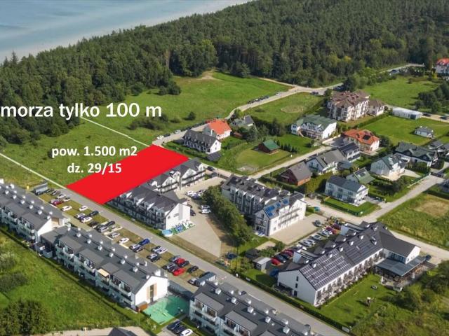 Działka 1500 m² pod inwestycję blisko plaży w Grzybowie