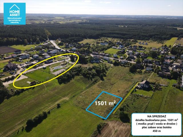 Działka 1501 m² pod dom i usługi, blisko plaży