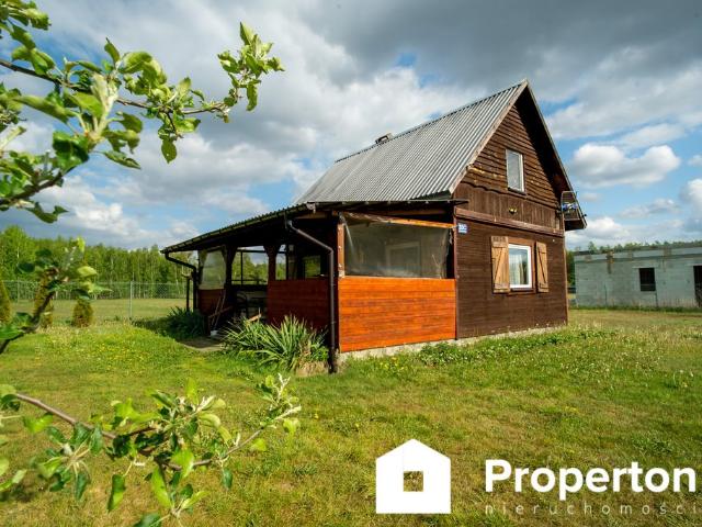 Działka 1502 m² z całorocznym domkiem w Izdebnie