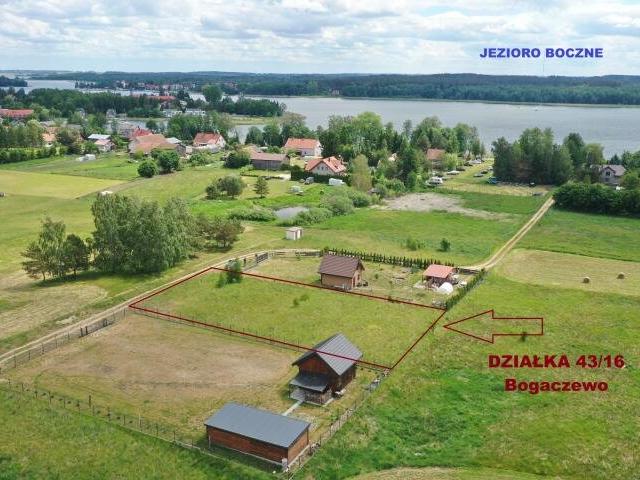 Działka 1510 m² pod zabudowę w Bogaczewie nad Jeziorem Bocznym