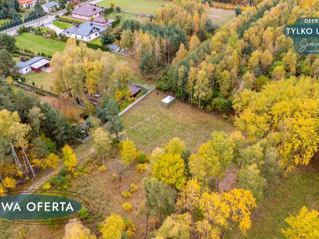 Działka 1588 m² z możliwością zabudowy, blisko Łodzi