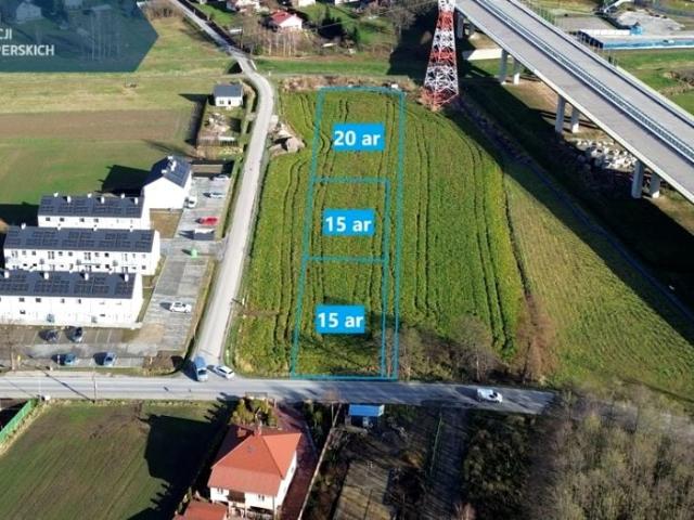 Działka 1 500 m², Racławówka