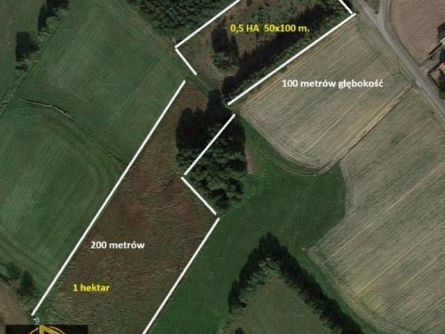 Działka 15 000 m², Porwity