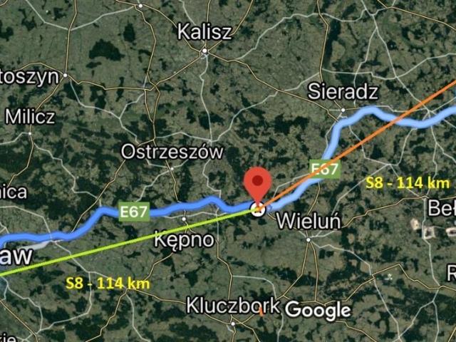Działka 160 000 m², Wieruszów