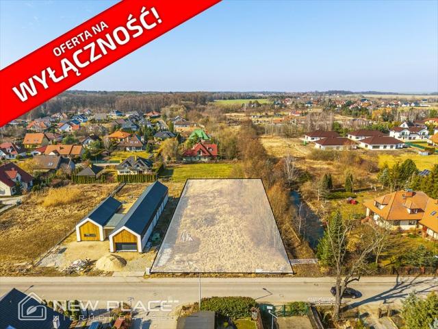 Działka 1613 m² z mediami, lasem, MPZP Wilkszyn