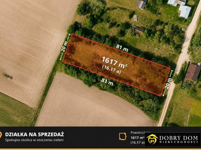 Działka 1617 m² pod dom lub inwestycję w Tylwicy zapraszam