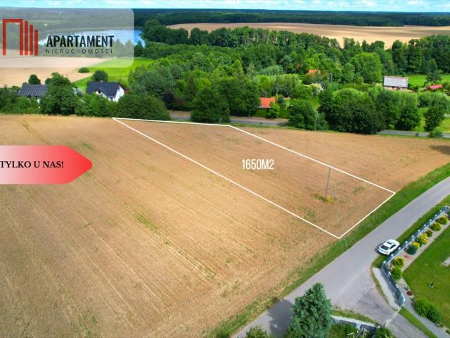 Działka 1650 m² w Objezierzu blisko jeziora Wysockie