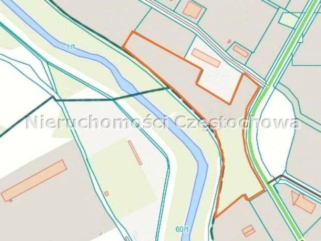 Działka 16 821 m², Częstochowa