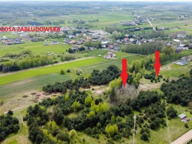 Działka 1711 m² z warunkami zabudowy, media, Zabłudów