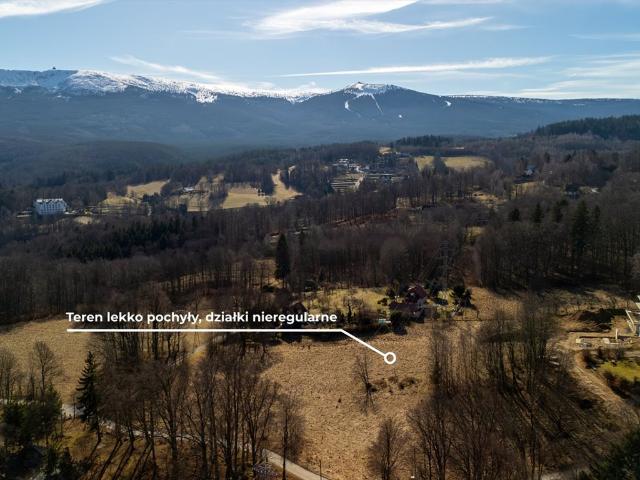 Działka 1728 m2 z widokiem na Karkonosze w Szklarskiej Porębie