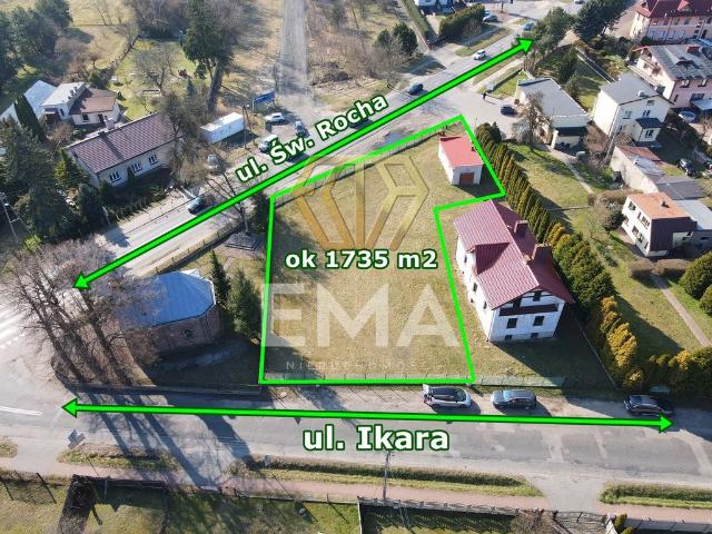 Działka 1735 m² z garażem pod działalność zapraszam